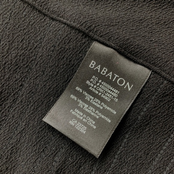 Aritzia Babaton Carson Bustier Crop Black Size Medium - Picture 4 of 5